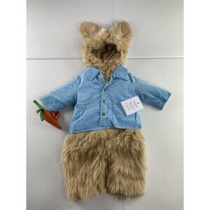 Pottery Barn Kids Peter Rabbit Costume 6-12M Halloween NWT